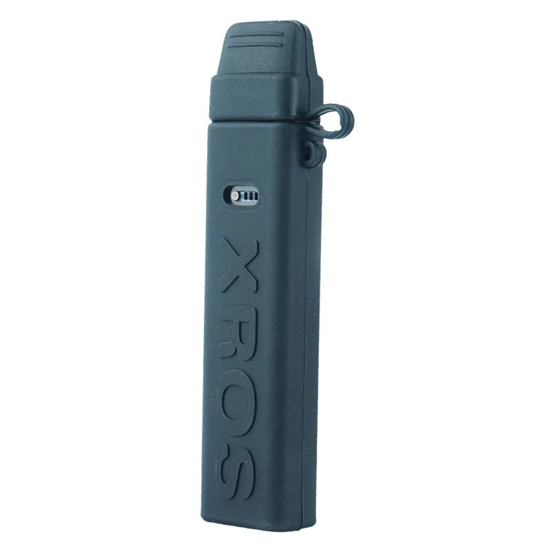 Coque silicone noir VapThor pour Vaporesso XROS, texture antichoc, antiglisse, résistante