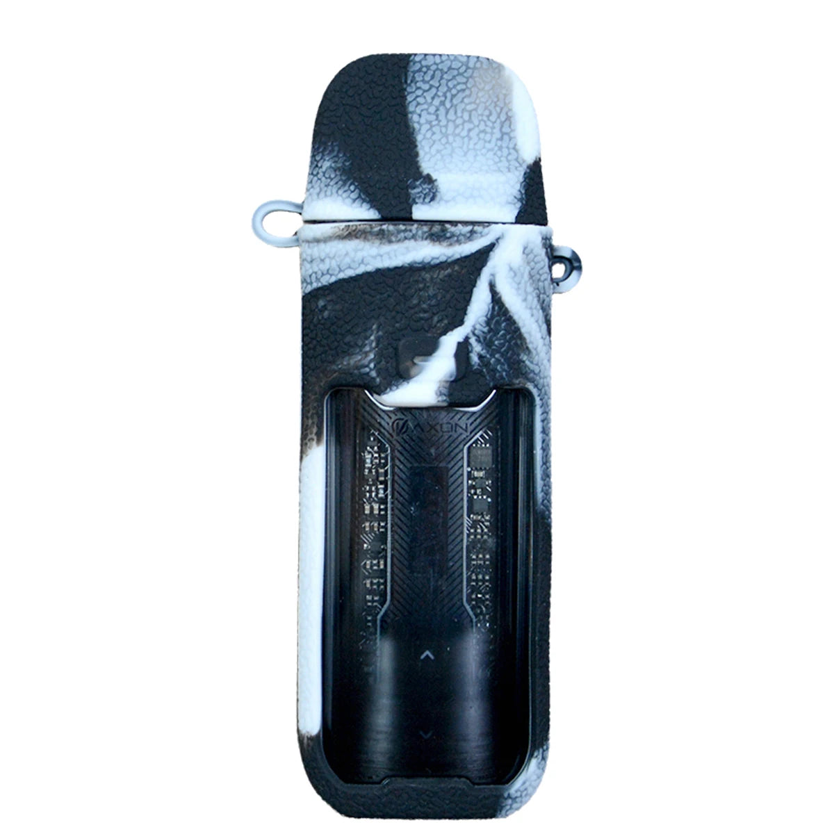Coque silicone VapThor noir et blanc pour Vaporesso Luxe XR Max, antichoc, antiglisse, confort, résistant à l'eau