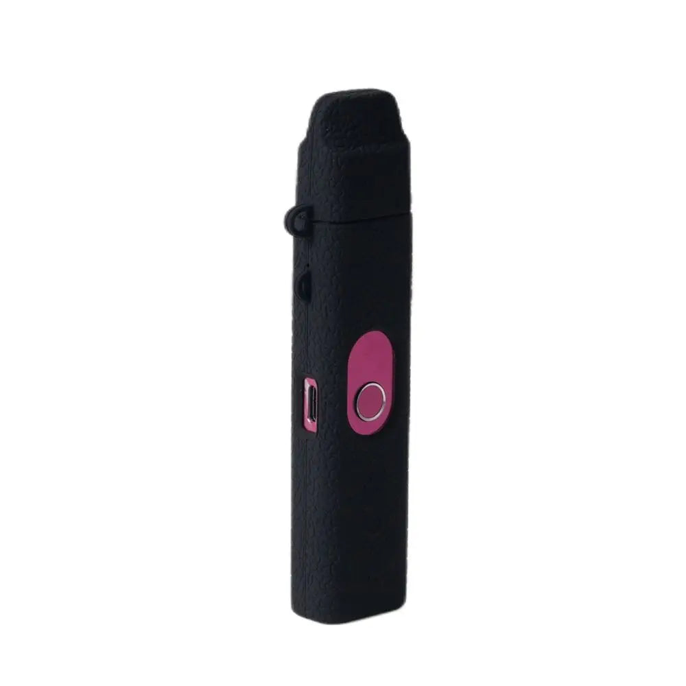 Coque silicone VapThor noir pour Vaporesso XROS 4, texture antichoc, antiglisse, résistante