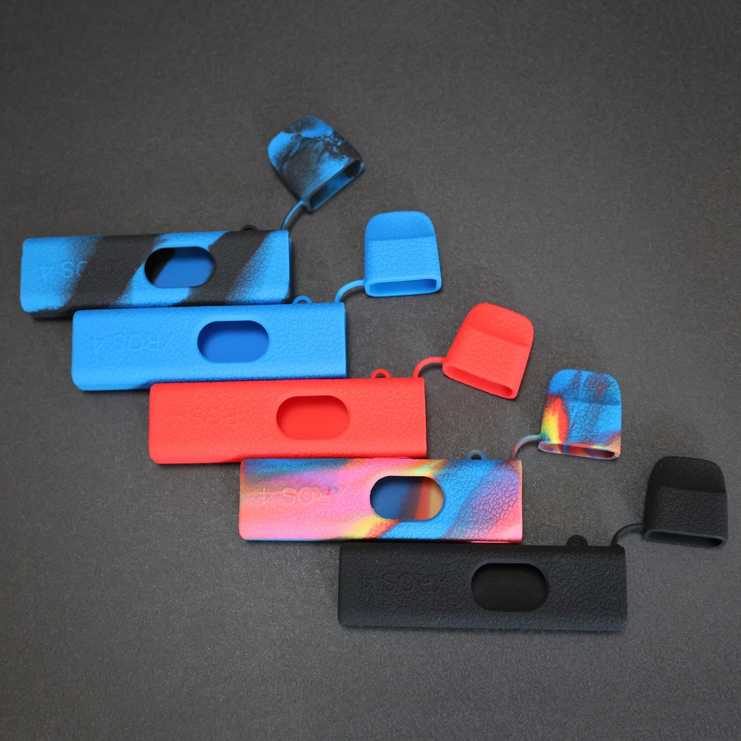 [Only Case]New Color Protective Silicone Texture Case for Xros 4 Kit Skin Sleeve Cover Wrap Gel Shield