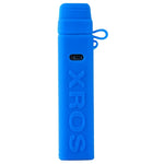 Coque silicone bleu VapThor pour Vaporesso XROS, texture antichoc, antiglisse résistante