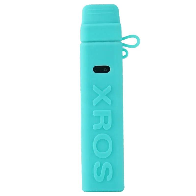 Coque silicone vert VapThor pour Vaporesso XROS, texture antichoc, antiglisse, résistante