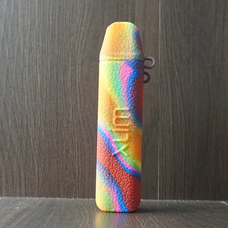 Coque silicone VapThor arc-en-ciel pour OXVA Xlim Pro, antichoc, antiglisse, confort, résistant à l'eau